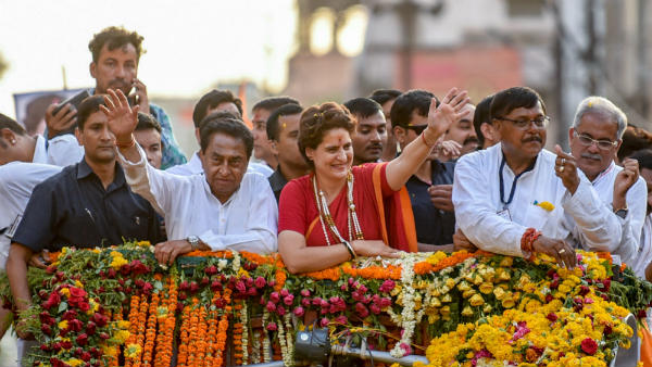 ಮಧ್ಯಪ್ರದೇಶದಲ್ಲಿ ಪ್ರಚಾರ 