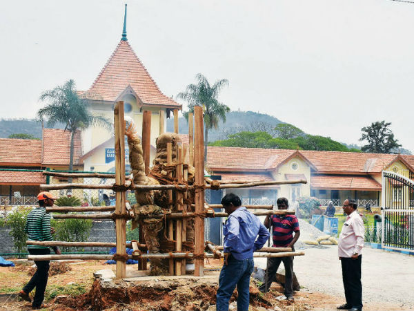 Postman Basappa’s statue moved to new location at Mysuru 