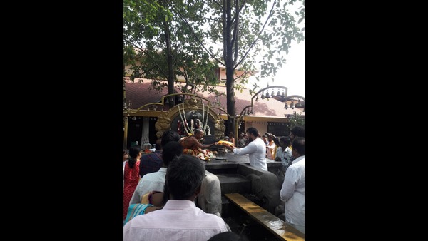 challenging star Darshan visited Dakshina Kannada temples