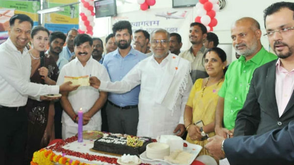 Mysuru Bengaluru flight started from Mandakalli airport at Mysuru 