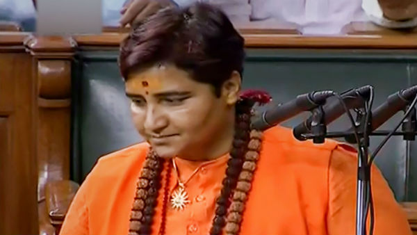 lok sabha sadhvi pragya singh oath taking ruckus swami avdheshanand lok sabha sadhvi pragya singh oath taking ruckus swami avdheshanand