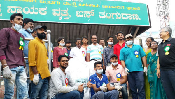 ಮಕ್ಕಳಿಂದ ಸ್ವಚ್ಛತಾ ಕಾರ್ಯ