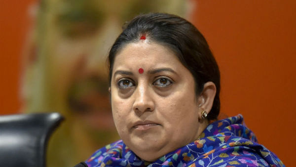 Smriti Iranis Fierce response to a boy who bulled her daughter 