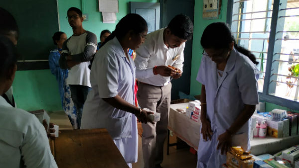 bags distributed to students on behalf of press day