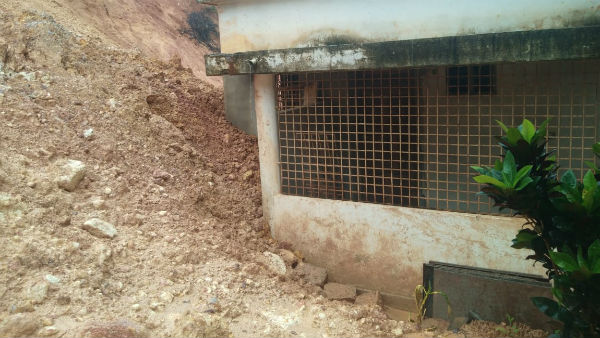 two houses damaged due to heavy rain in coastal districts 