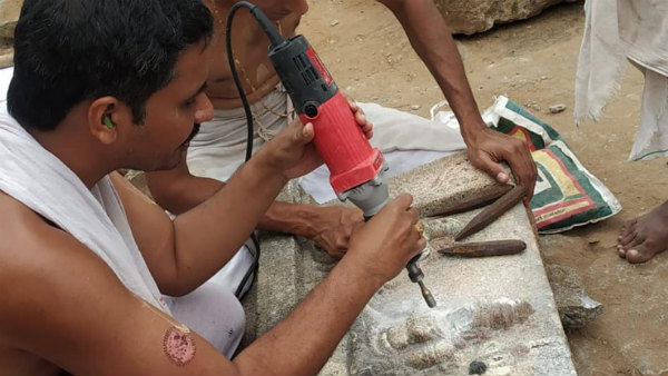These two main hands behind Vyasaraja Vrindavana reconstruction 