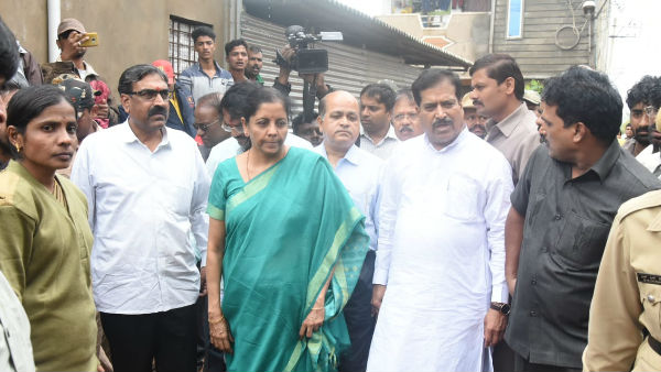 ಪ್ರವಾಹ ಪರಿಸ್ಥಿತಿ ಪರಿಶೀಲಿಸಿದ ನಿರ್ಮಲಾ ಸೀತಾರಾಮನ್