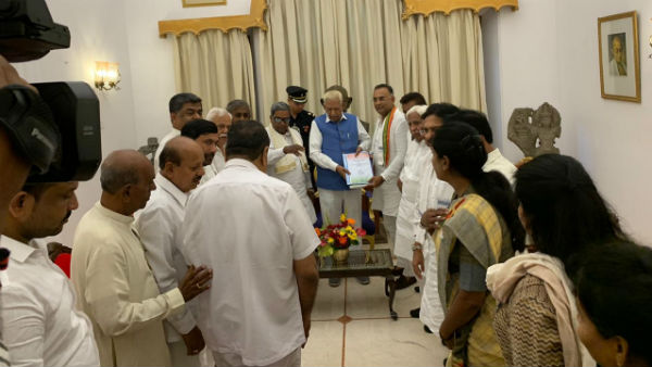 ರಾಜ್ಯಪಾಲರಿಗೆ ಕಾಂಗ್ರೆಸ್ ದೂರು