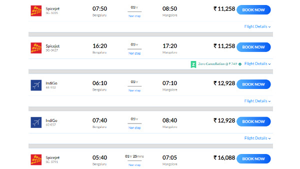 Flood In Dakshina Kannada: Airlines Charging Too Much Fare To Travel Between Mangaluru - Bengaluru Flood In Dakshina Kannada: Airlines Charging Too Much Fare To Travel Between Mangaluru - Bengaluru