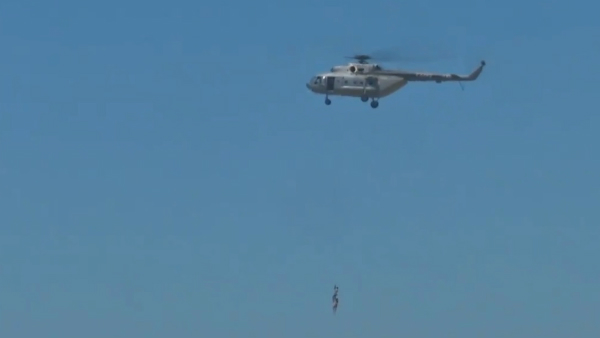 Indian Air Force Rescued 2 Men Tawi River Flood 