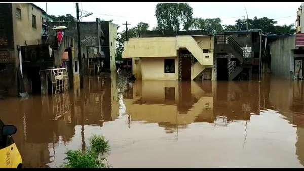 Rain Water Entering Homes In Shahapura