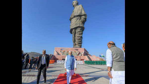Statue of Unity In The Lit Of TIME Magazines Worlds 100 Greatest Places of 2019 