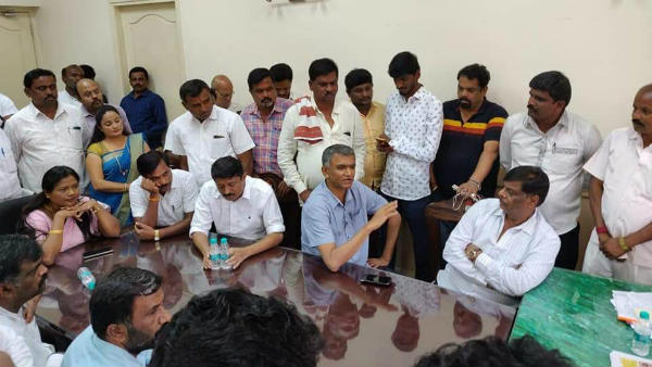 ಕೆಪಿಸಿಸಿ ಕಚೇರಿಯಲ್ಲಿ ಸಭೆ