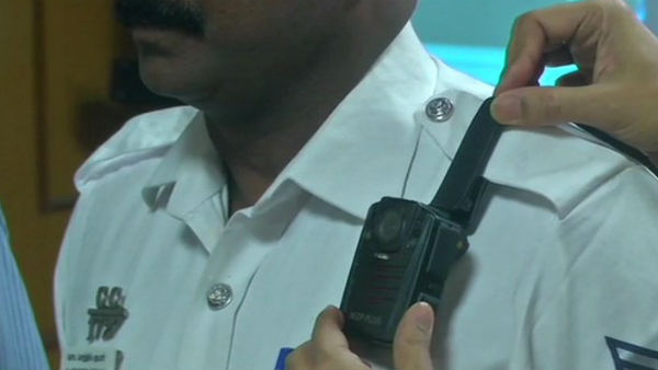 Mysuru city police team has been introduced body camera system
