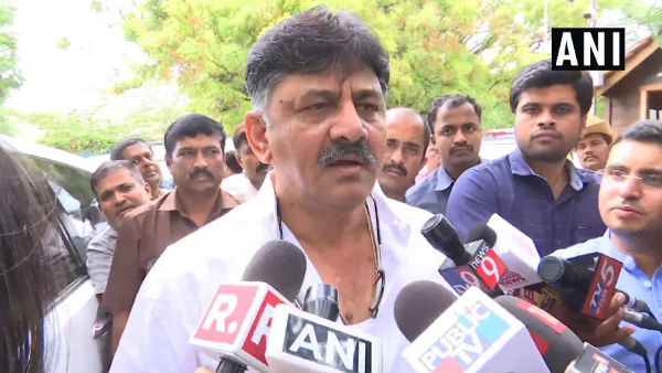 DK Shivakumar congratulate BJP friends after his arrest