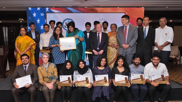 Bengaluru NLSIU Student Unnati of win US India Constitutional Law deabte 