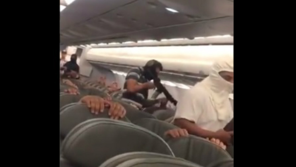 A video Of Hijacked Flight Goes Viral On Social Media, But Real Incident Is Different A video Of Hijacked Flight Goes Viral On Social Media, But Real Incident Is Different