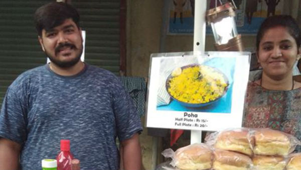 Inspiring Story MBA Couple Runs Food Stall In Mumbai Inspiring Story MBA Couple Runs Food Stall In Mumbai