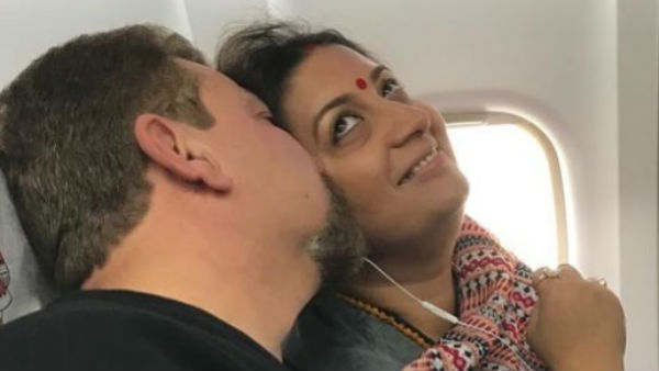 Smrit Iranis New Instagram Pic Of Her Husband Goes Viral