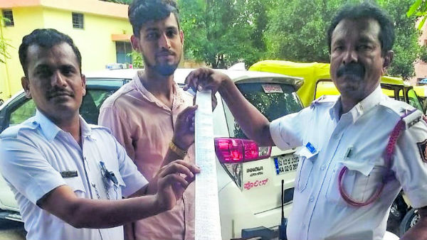 ಸ್ಥಳದಲ್ಲೇ ರಶೀದಿ ನೀಡಿ ದಂಡ ವಸೂಲಿ 