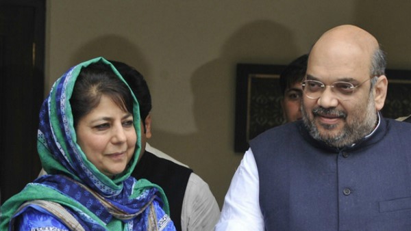 ಪಿಡಿಪಿ ಮುಖ್ಯಸ್ಥೆಯಾಗಿದ್ದ ಮೆಹಬೂಬಾ ಮುಫ್ತಿ ಜೊತೆ ಸರಕಾರ ರಚನೆ 