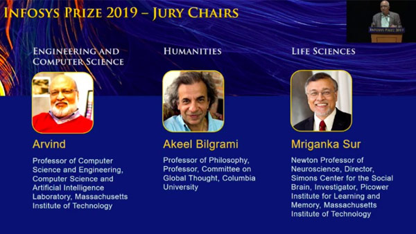 ಇನ್ಫೋಸಿಸ್ ಸೈನ್ಸ್ ಫೌಂಡೇಷನ್ ನ ಅಧ್ಯಕ್ಷ ಶಿಬುಲಾಲ್ 