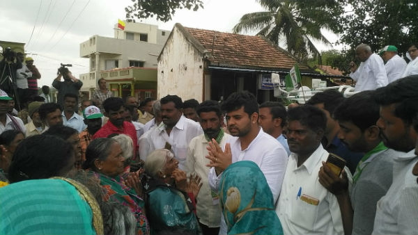 HD Devegowda And Prajwal Revanna Campaigning For By Elections In Hunasuru