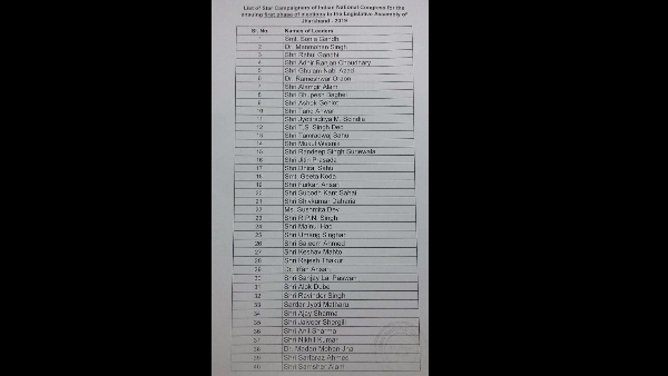 ಕಾಂಗ್ರೆಸ್ ಲಿಸ್ಟ್ ನಲ್ಲಿ ಇವೋದ್ಯಾರು ಗೊತ್ತಾ? ಕಾಂಗ್ರೆಸ್ ಲಿಸ್ಟ್ ನಲ್ಲಿ ಇವೋದ್ಯಾರು ಗೊತ್ತಾ?
