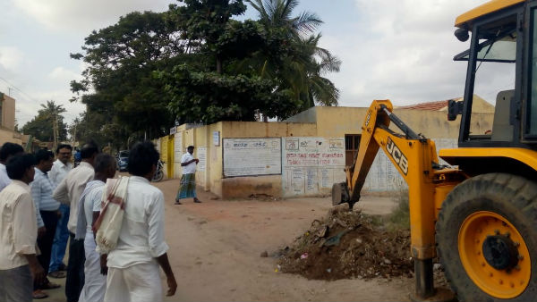 ಬೇರೆ ಶಾಲೆಯಲ್ಲಿ ತಾತ್ಕಾಲಿಕವಾಗಿ ತರಗತಿ ಪ್ರಾರಂಭ