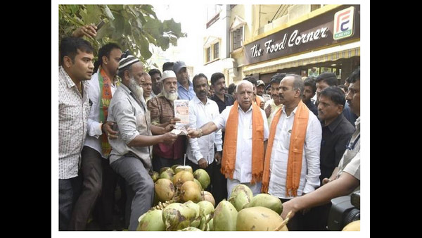 ವಸಂತ ನಗರದಲ್ಲಿ ಸಿಎಂ ಯಡಿಯೂರಪ್ಪ ರೌಂಡ್ 