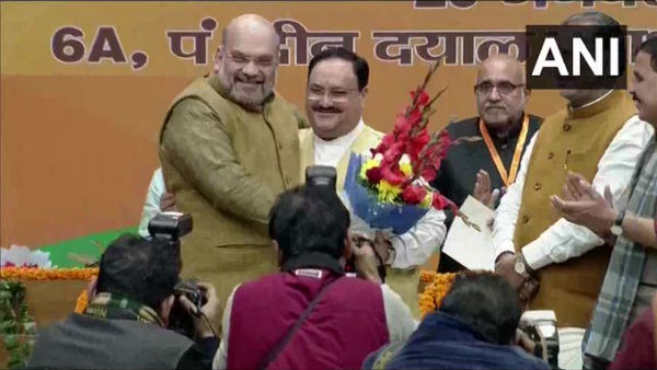 JP Nadda Takes Over As National President Of Bharatiya Janata Party JP Nadda Takes Over As National President Of Bharatiya Janata Party