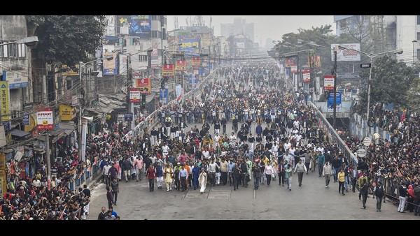 24 ಪರಗಣ ಜಿಲ್ಲೆಯಲ್ಲಿ ಭಾರೀ ರ‍್ಯಾಲಿ 