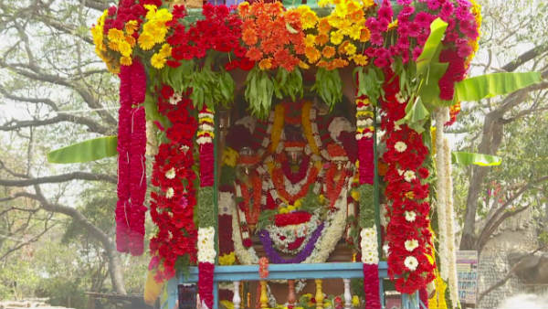 Netra Venkateshwara Swamy Bramhamahotsava In Bangara Tirupati Kolar