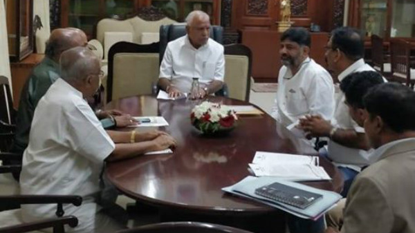 Former Minister DK Shivakumar Met CM Yediyurappa