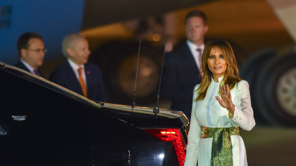 ದೆಹಲಿ ಶಾಲೆಗೆ ಮೆಲಾನಿಯಾ