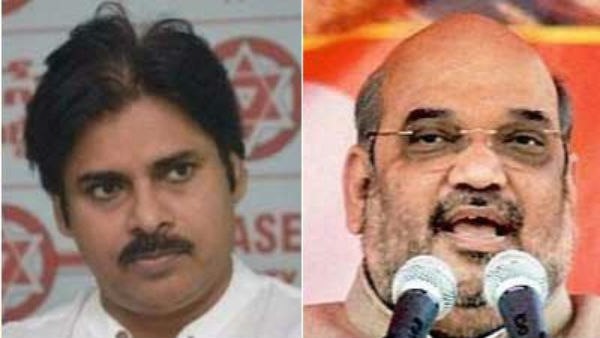 ಅಮಿತ್ ಶಾ ಜೊತೆ ಕಾರ್ಯಕ್ರಮದಲ್ಲಿ ಪವನ್ ಕಲ್ಯಾಣ್ 