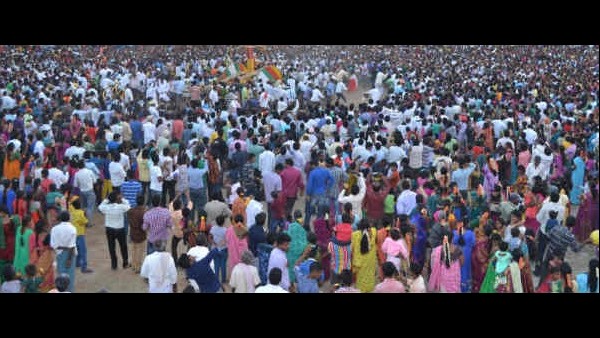  ಏಳೂರಮ್ಮ ದೇಗುಲದಲ್ಲಿ ಕೊಂಡೋತ್ಸವ