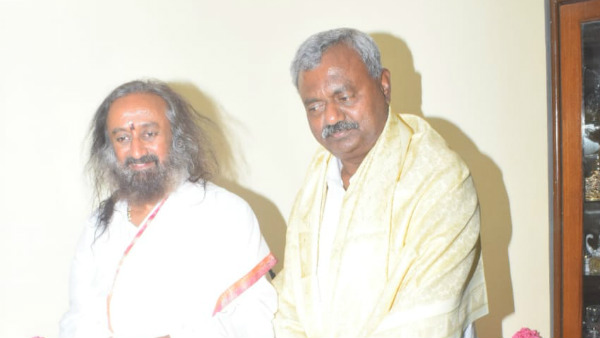 Sri Sri Ravi Shankar Guruji has blessed by giving a pen as a gift