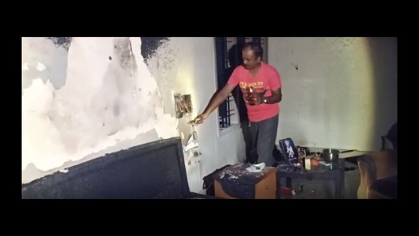 ರೂಂನಲ್ಲಿದ್ದ ಎಲ್ಲಾ ವಸ್ತುಗಳೂ ಸುಟ್ಟು ಕರಕಲು 