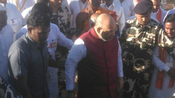 ಅಮಿತ್ ಶಾ, ಮಾತೆ ಮಾಣಿಕೇಶ್ವರಿ ಅಮ್ಮನವರ ದರ್ಶನಕ್ಕೆ ಆಗಮಿಸಿದ್ದರು 