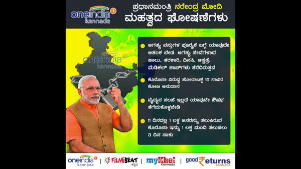 Narendra Modi speech highlights: 21 days Lock Down against Covid19 