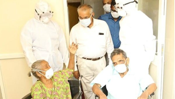 93 Year Old Man Recovered From Covid 19 in Kerala