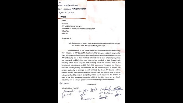 Lockdown Effect: Chitradurga Based Students in Madhya Pradesh