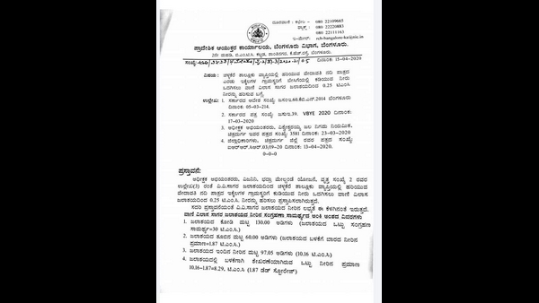  ಸಣ್ಣ ನೀರಾವರಿ ಇಲಾಖೆಗೆ ನಿರ್ದೇಶನ
