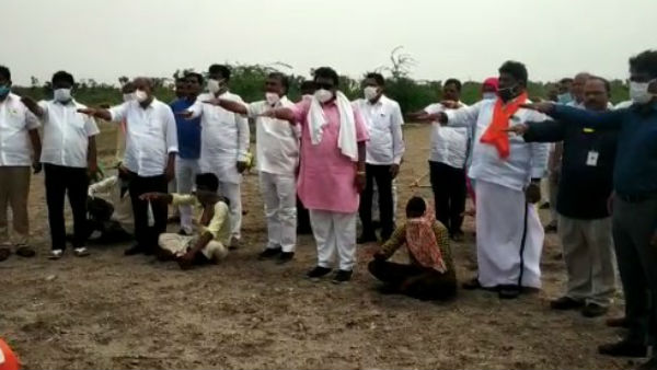 Minister BC Patil inaugurates Badu Nirmala Abhiyana in Koppal