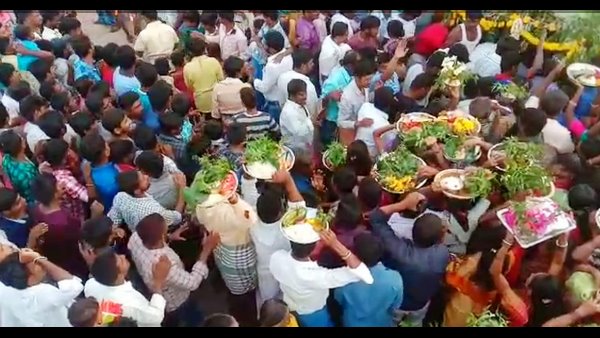 Festival Celebration In Kanakapura With No Social Distance