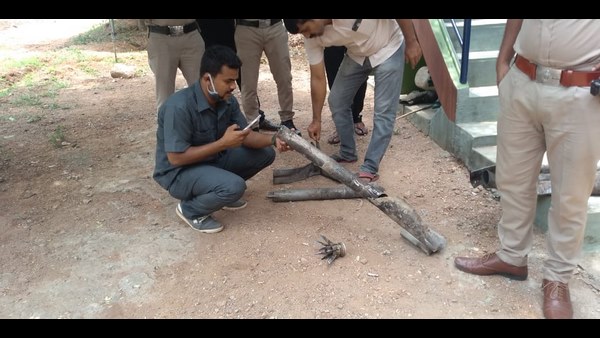 Launchers Belonged To Military Exploded In Kanakapura Village Launchers Belonged To Military Exploded In Kanakapura Village