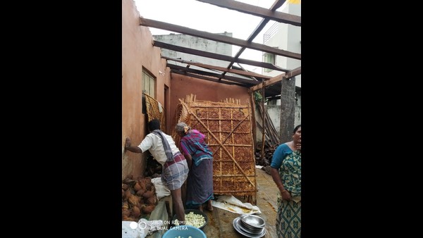 Silk And Banana Trees Destroyed By Heavy Rain In Ramanagar