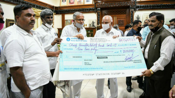 64 lakhs donated to CM COVID 19 Relief Fund in a single day