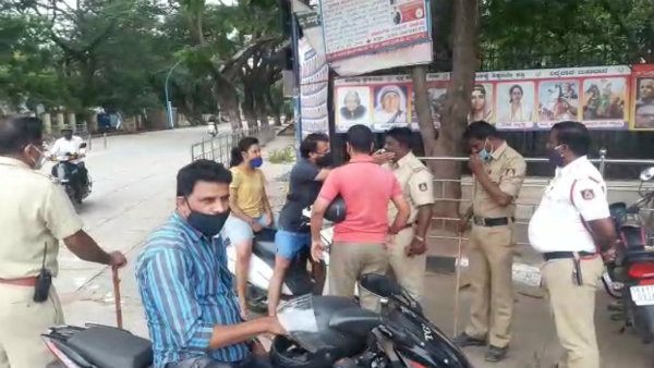 Davanagere: A Young Woman Argued With PSI 